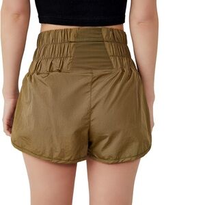 Free People Movement Shorts The Way Home Olives Green, Size Medium
